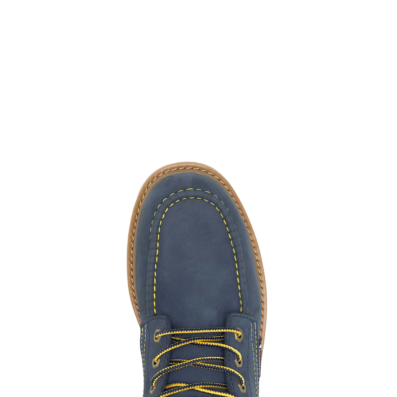 Wolverine X Valiant University Of Michigan Floorhand Moc Toe Work Boot* Waterproof | Soft Toe